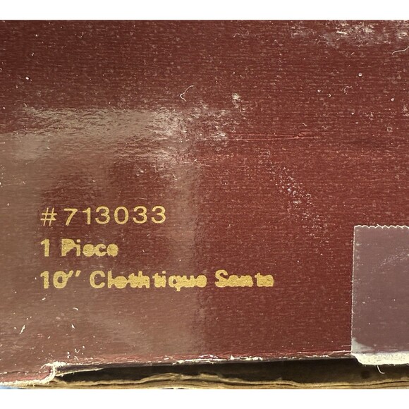 Vtg 1987 Possible Dreams Clothtique Santa Carpenter 713033 Christmas Figurine - Picture 15 of 15